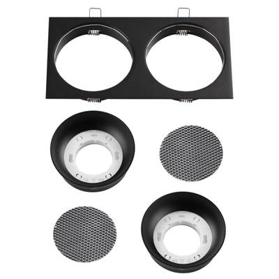 371008 WIR NT25 568 черный Светильник встраиваемый IP20 GX53 12W 220-240V GEMINI