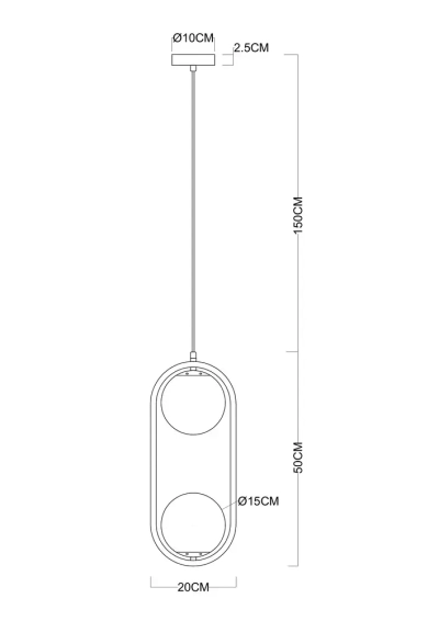 Подвесной светильник Arte Lamp MATISSE A7745SP-2BK, 2хE14