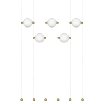 815501 Люстра DAFNE LED 5x8.5W ЛАТУНЬ 3000K Lightstar