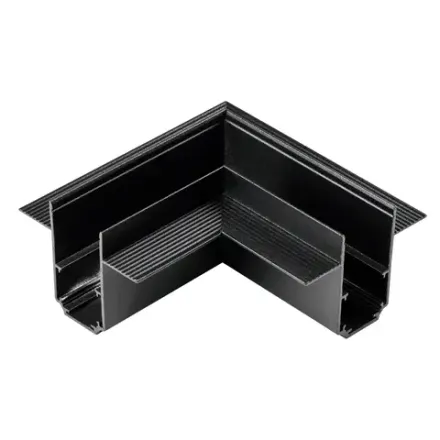 509247 Соединитель для встраиваемого трека UNO горизонтальный угловой ЧЕРНЫЙ Lightstar