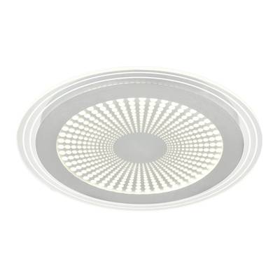 7739/80L MITRA LED SN Светильник металл/акрил/белый/серебряный/прозрачный LED 80Вт 3000-6000К D480 IP20 пульт ДУ PROMISE