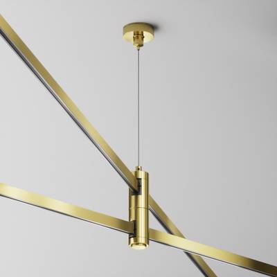 Подвес тросовый Hang двойной Flarity латунь, TRA157SW-D1-BS. TM Maytoni