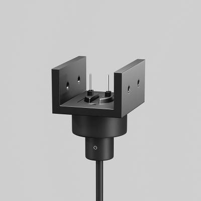 Уличный трековый подвесной светильник Focus Elasity IP 3000К 8Вт 38° черный, O-TR01-1-P-8WB3K. TM Maytoni