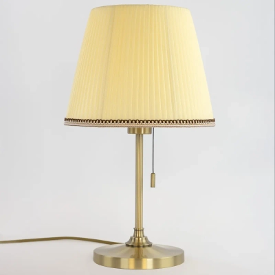 Citilux Линц CL402733 Настольная лампа бронза с кремовым абажуром