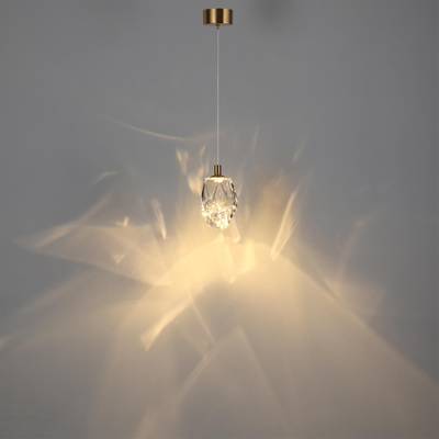 7114/4LC L-VISION ODL25 Подвесной светильник бронзовый/прозрачное  стекло/металл IP20 LED 4W 300Лм 3000K 200° 220V GEMME