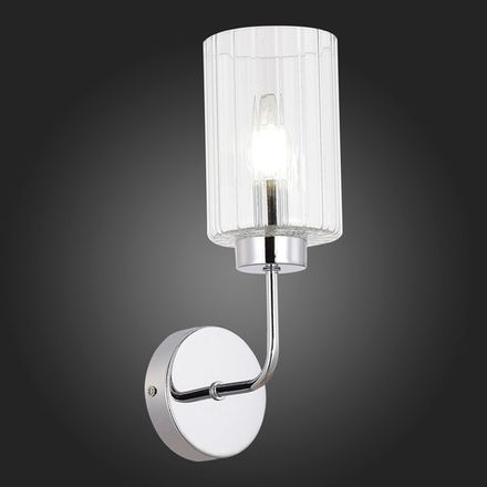 SLE1127-101-01 Бра Хром/Прозрачный E14 1*40W
