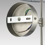 8262/1W CLASSI LN26 металл/текстиль, никель/серый Бра E14 1*40W 220V LATTI