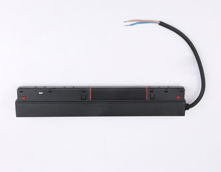 Блок питания внутренний с вводом питания для шинопровода Magnetic GL3662 BK черный блок IP20 200W 48V 260*45*23