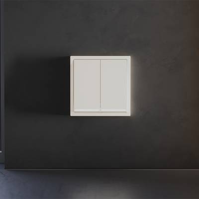 VLS000413 Клавиши для выключателя/переключателя двухклавишного с подсветкой, S70 (хлопок). (ТМ Maytoni)