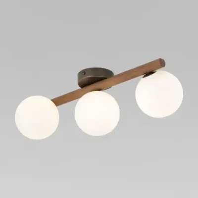 Потолочный светильник со стеклянными плафонами 10269 Estera Wood, G9х3