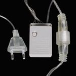 A-056 BL гирлянда светодиодная 5х0,6м 180LED в виде "бахрома" с контроллером , провод прозрачный