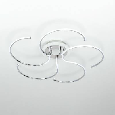 Citilux Джемини CL229251E LED RGB Люстра с пультом Хром