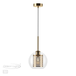 4939/1 PENDANT ODL22 401 античн.бронза/металл/прозрачный/стекло Подвес E27 1*40W CLOCKY