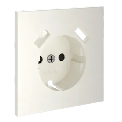 VLS000913 Накладка для розетки с заземлением и защитными шторками, с USB A+A, S70 (хлопок). (ТМ Maytoni)