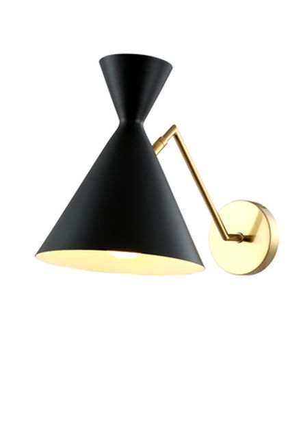 Бра Crystal Lux JOVEN AP1 GOLD/BLACK 0760/401
