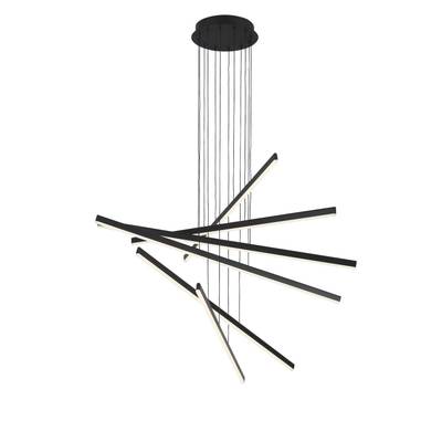SL394.423.06 Люстра подвесная ST-Luce Черный/Белый LED 1*100W 4000K