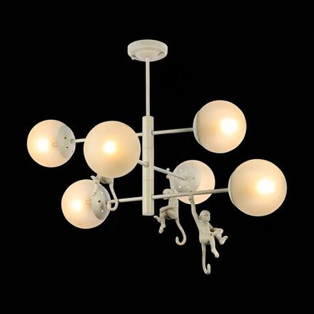 SLE115103-06 Люстра потолочная Белый/Белый E14 6*60W