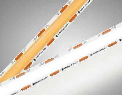 Светодиодная лента GS4802 COB 616Led/19W m/ 24V IP20 4500K/ 5m*12mm*2mm кратность резки 22.5mm (2 конт.)