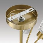 8154/6C COMFI LN25 медный/прозрачный, металл/стекло Потолочный светильник Е14 6*40W 220V IMANA