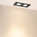 Светильник MS-VORTEX-BUILT-S250x140-2x30W Warm3000 (BK-BK, 30 deg, 230V) (Arlight, IP20 Металл, 5 лет)