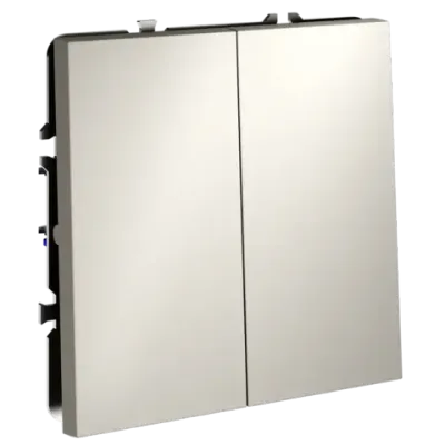 VLS020503 Перекрестный переключатель встраиваемый VOLTUM S70 двухклавишный 10А, (кашемир). (ТМ Maytoni)