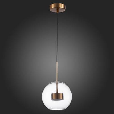 SL1133.233.01 Светильник подвесной ST-Luce Латунь/Прозрачный LED 1*14W 3000K
