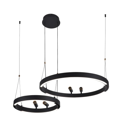 Подвесная люстра Slinga 4474-2P, LED*53W + LED*33W + 4*LED*3W, 2075LM, 3000-6500K. ТМ F-Promo