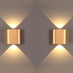 4212/2WL HIGHTECH ODL21 363 золот/металл Настен.светильник IP20 LED 2W 241Лм 3000K MAGNUM