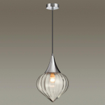 4949/1 PENDANT ODL22 401 хром/прозрачный/стекло Подвес E14 1*40W KESTA