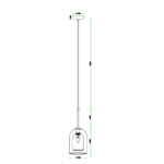 Подвесной светильник Arte Lamp PAIO A7015SP-1BK, 1хE14