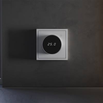 VLS070116 Терморегулятор электронный VOLTUM S70 с индикацией и датчиком, для теплого пола, (серый). (ТМ Maytoni)