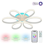 Citilux Сезар Смарт CL233A170E RGB Умная люстра Белая