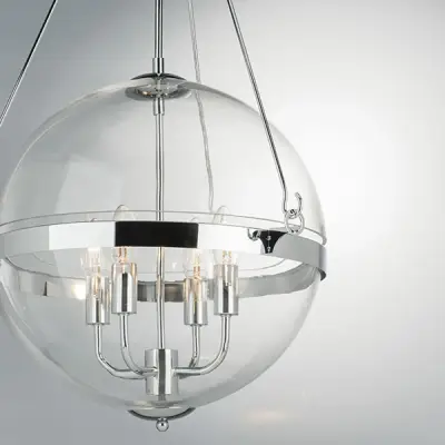 816044 Люстра MODENA 4х40W E14 ХРОМ/ПРОЗРАЧНЫЙ Lightstar