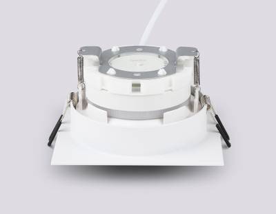 Светильник встраиваемый TN52341 SWH/GWH белый песок/белый глянец GX53 max 12W 115*115*25