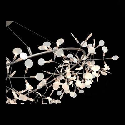 SL379.103.216 Люстра подвесная ST-Luce Серебристый/Белый LED 216*0,5W 3500K