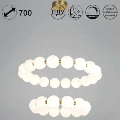 09839-0.4-12+18 Ancient Bronze светильник потолочный Reluce, LED