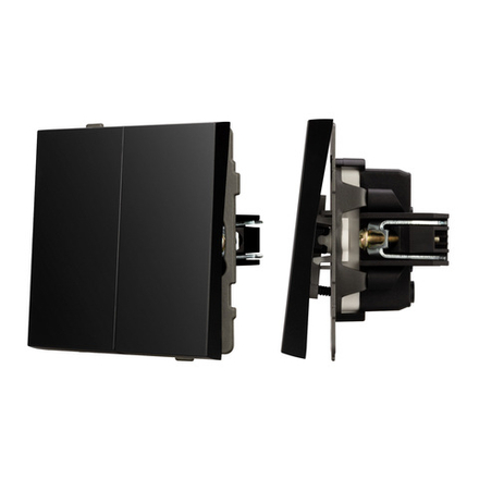 Механизм выключателя управления шторами SWT-TENDO-MKR2-PL-BK (230V, 10A) (Arlight, -)