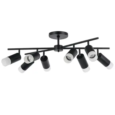 LR7283781 Люстра RULLO 8х50W GU10 ЧЕРНЫЙ (571728+214437-8+202431-8)