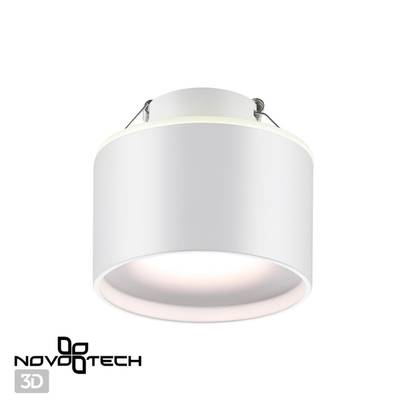 358961 SPOT NT22 272 белый Светильник встраиваемый с переключ. цв. температуры IP20 LED 3000К\4000К\6000К 12W вниз + 3W вверх 110-265V GIRO