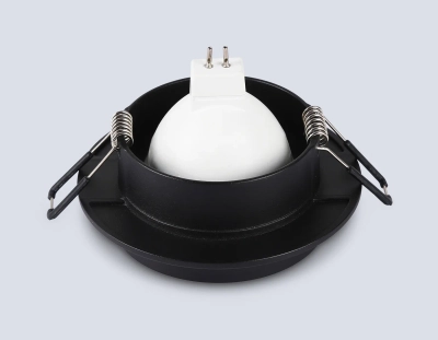 Светильник встраиваемый TN30708 BK черный GU5.3 D92*36