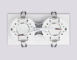 Светильник встраиваемый TN52423/2 WH/FR белый/белый матовый GX53 max 12W 210*105*45