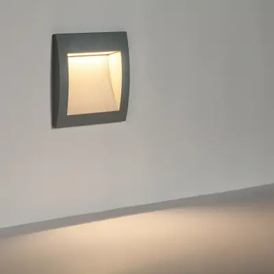 383692 Светильник ESTRA LED 5W 200LM 120G СЕРЫЙ 3000K IP55 Lightstar