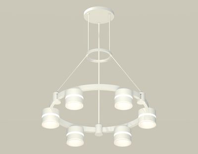 Комплект подвесного светильника с акрилом XR92031202/6 SWH/FR белый песок/белый матовый GX53 (A9203, C9231, N8444)