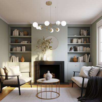 Умный подвесной светильник 70146/8 латунь