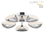 8239/5CL LEDIO LN25 000 хром, металл/пластик Люстра потолочная с ПДУ LED 65W 3000-6000K 220V RUANA
