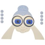 Декорация на забор "Женщина с биноклем"