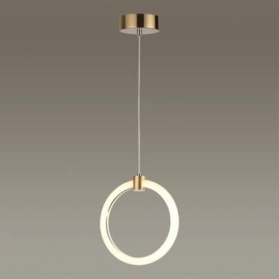 5297/7L LEDIO LN23 029 золотой Подвес LED 7W 3000K 574Лм 220V NOVA