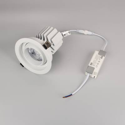 Светильник MS-VORTEX-BUILT-R135-30W Warm3000 (WH-WH, 30 deg, 230V) (Arlight, IP20 Металл, 5 лет)
