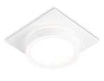 Светильник встраиваемый TN52421 WH/FR белый/белый матовый GX53 max 12W 105*105*45