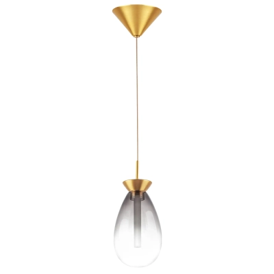 805118 Люстра COLORE LED 1х4W 220LM ЗОЛОТО/ДЫМЧАТЫЙ 3000K Lightstar